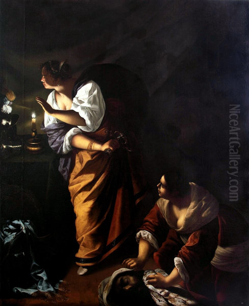 Giuditta e la fantesca Abra con la testa di Oloferne - view 1