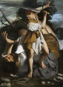 David and Goliath by Orazio Gentileschi