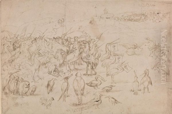 The Gathering of the Birds - view 1