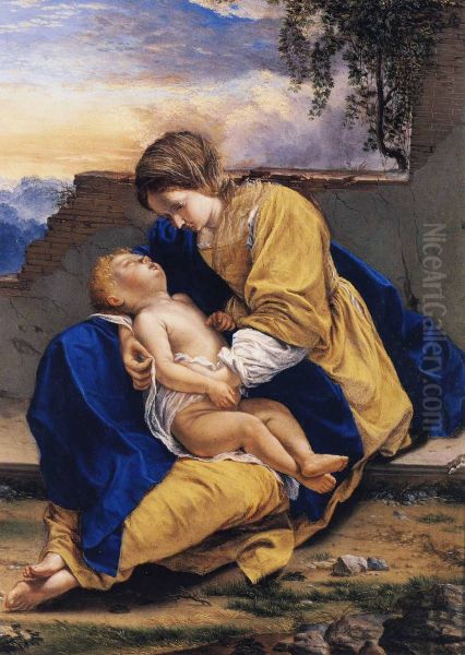 Madonna and Child in a Landscape - view 1