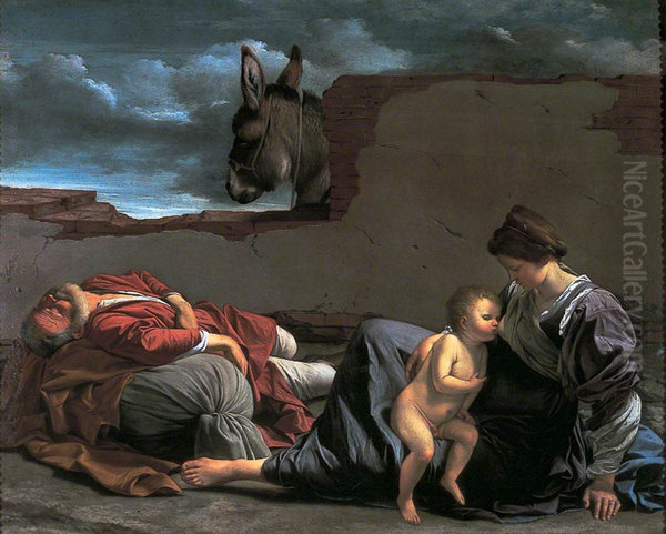 Rest on the Flight into Egypt - view 1