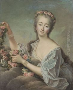 Portrait de Madame Du Barry en Flore