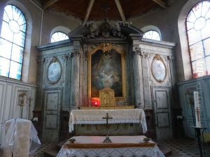 3 tableaux a Crecy-Couve by unknown