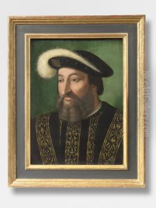 Francois I, King of France (1494-1547) by Francois Clouet