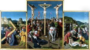 Triptyque de la Crucifixion by Jean Poyer