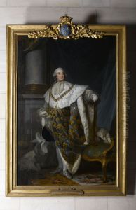 portrait en pied de Louis XVI en costume de sacre