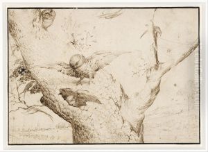 Het uilennest by Hieronymous Bosch