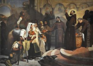 Sao Francisco de Assis dando esmolas