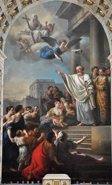 Saint Denis prechant les Gaules - view 1