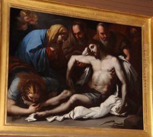 La Deploration du Christ by Luca Giordano