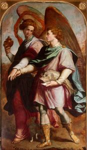 Tobie et l'Ange by Santi Di Tito