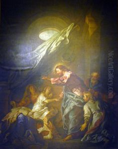 Raising of Jairus' daughter by Charles de La Fosse