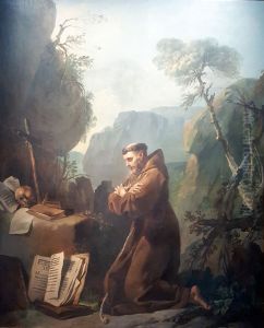 Saint Francois d'Assise en priere