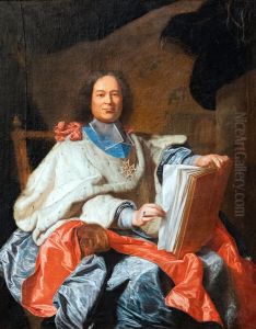 Portrait de Mgr Beauvau de Rivau by Hyacinthe Rigaud