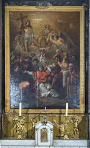 La Lapidation de saint Etienne by Jacques Gamelin