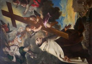 Saint Jean-de-la-Croix in Ecstasy before the Cross