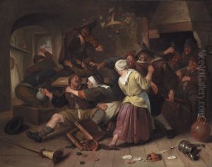 Gamblers Quarreling Gamblers Quarreling