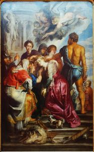 The martyrdom of Saint Catherine of Alexandria by (studio of) Rubens, Peter Paul