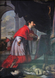 Saint Charles Borromee priant pour les malades de la peste Saint Charles Borromee priant pour les malades de la peste