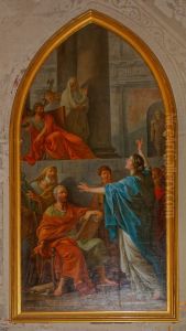 Dispute de Sainte Catherine contre les philosophes d'Alexandie.