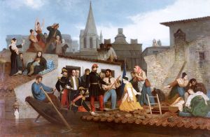 Napoleon III Visiting Flood Victims of Tarascon in June 1856 by William-Adolphe Bouguereau