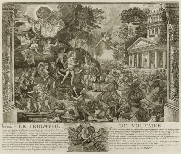Le Triomphe de Voltaire - view 1