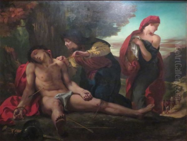 Saint Sebastien secouru par les Saintes Femmes - view 1