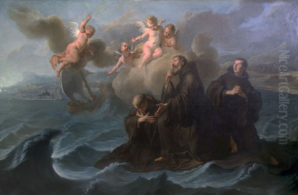 Saint Francois de Paule marchant sur les eaux - view 1