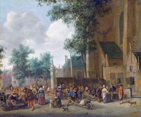 De Riviervismarkt te Den Haag - view 1
