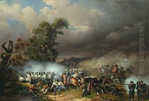 La Battaglia Di Pastrengo by Felice Cerruti-Beauduc