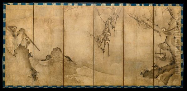 yuan hou zhuo yue tu ping feng - view 1
