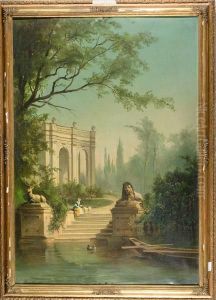 Interno Di Parco Con Architettura