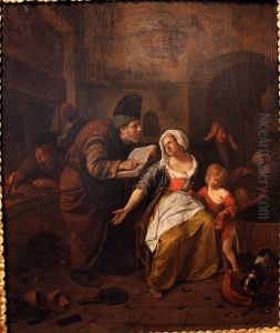 An Alchemist and his Family by Jan Steen