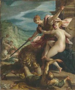 Allegorie des Sieges der Gerechtigkeit by Hans Von Aachen