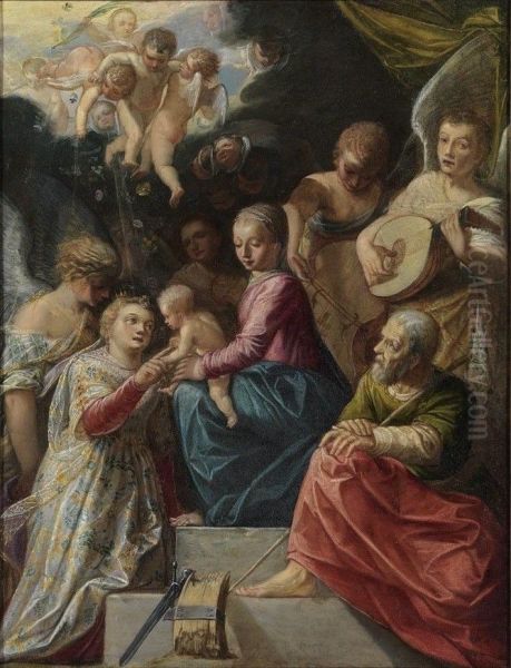 The Mystic Marriage of St. Catherine - view 1