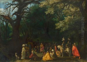 Preaching of John the Baptist by Adam Elsheimer