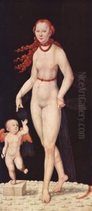 Venus and Cupid by Heinrich Bollandt