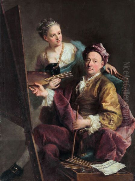 Der Kunstler mit seiner Tochter Antonia - view 1