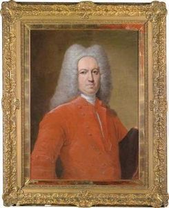 Portrait Of An Elegant Gentleman In A Full-bottomed Wig by Giacomo Ceruti (Il Pitocchetto)
