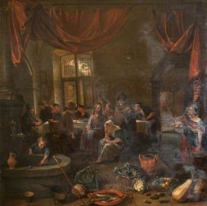 Christ in the House of Mary and Martha by Jan Steen