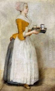 The Chocolate girl. by Jean-Etienne Liotard