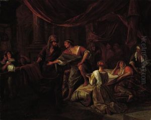 Jacob Confronting Laban(orAntiochus and Stratonice) by Jan Steen
