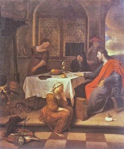 Christ in the House of Mary and Martha by Jan Steen