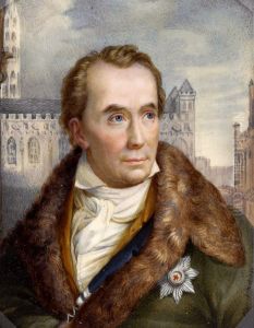 Miniature of Mayor von Schon (1773-1856), province of Treupen.