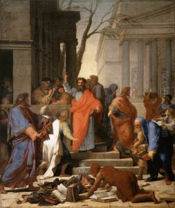 The Preaching of St Paul at Ephesus by Eustache Le Sueur