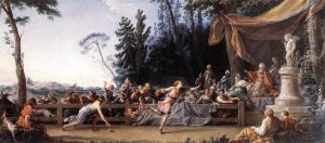 The Race between Hippomenes and Atalanta