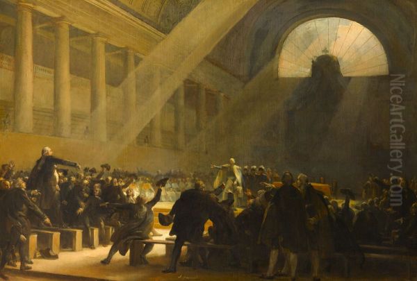 Mirabeau Replying to Dreux-Breze - view 1