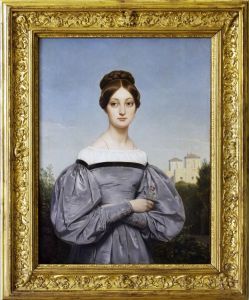 Lousie Vernet, a festo lanya arckepe by Horace Vernet