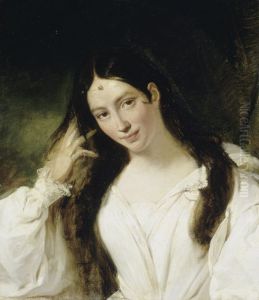 Portrait de la Malibran en Desdemone by Francois Bouchot