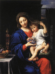La vierge aux raisins La vierge aux raisins